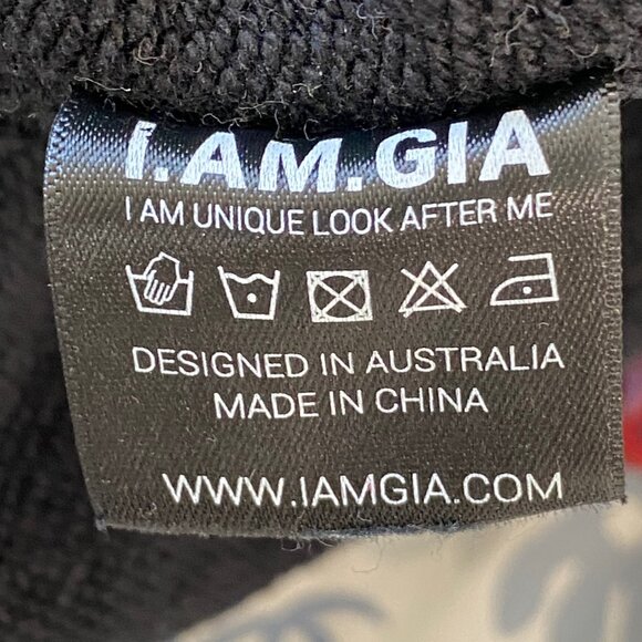 I.Am.Gia Tatiana 2.0 Jogger Sweatpants Black Paisley Black Purple Red - Picture 13 of 13